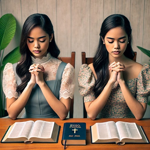 Women Practicing Mindfulness and Prayer